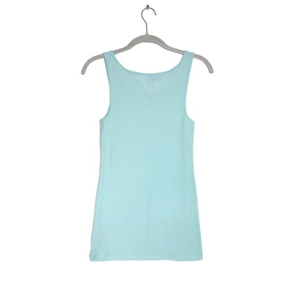 Gap Women's Stretch Tank Top in Ballerina Blue - Sz M - Picture 2 of 5